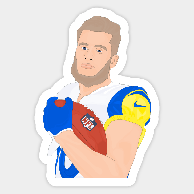 Cooper Kupp Art - Cooper Kupp - Sticker | TeePublic